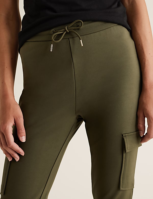 Jersey Slim Fit Cargo Joggers