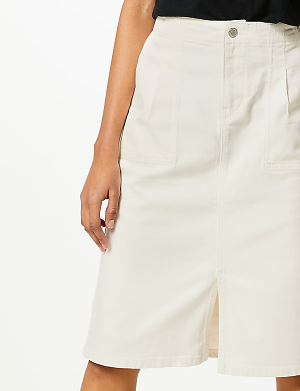 Utility Denim Skirt