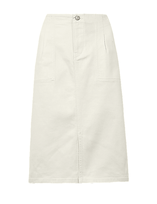 Utility Denim Skirt
