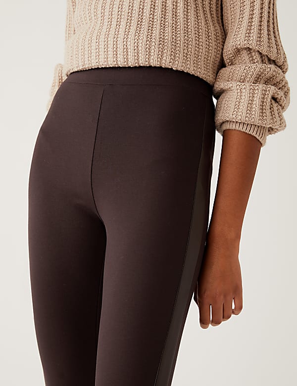 Side Stripe High Waisted Leggings