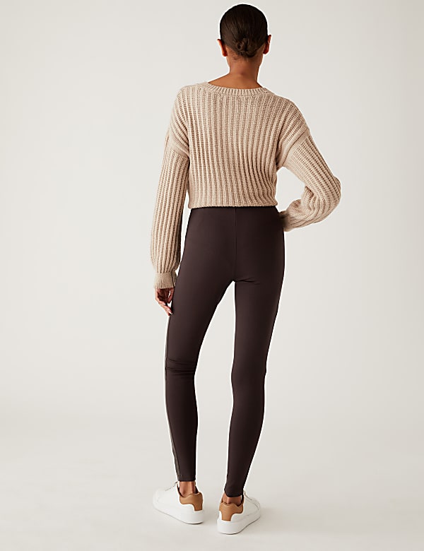 Side Stripe High Waisted Leggings