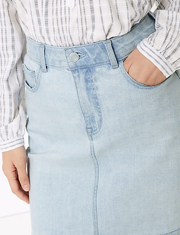 Denim Mini Skirt