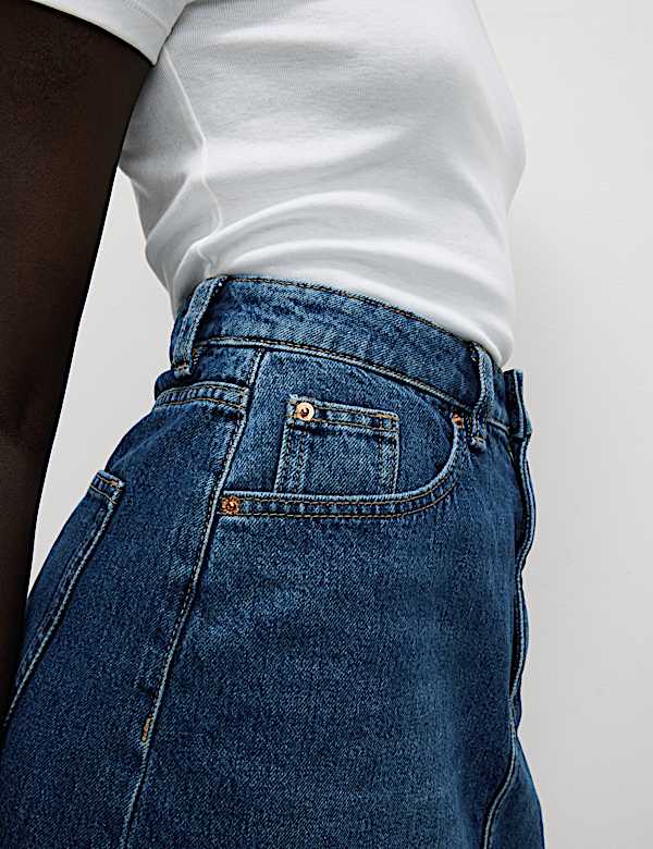 Denim Mini Skirt