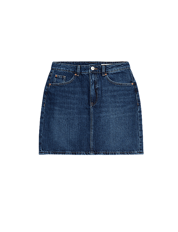 Denim Mini Skirt