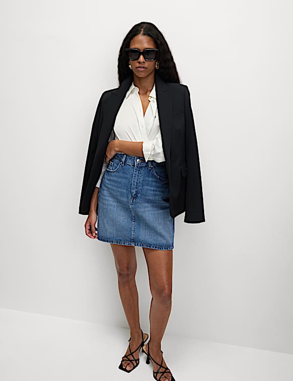 Denim Mini Skirt - DK