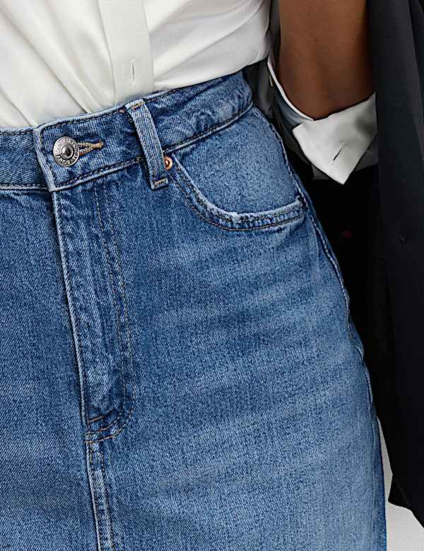 Denim Mini Skirt