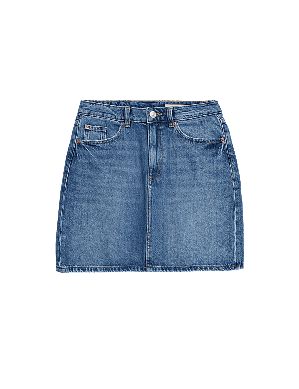 Denim Mini Skirt