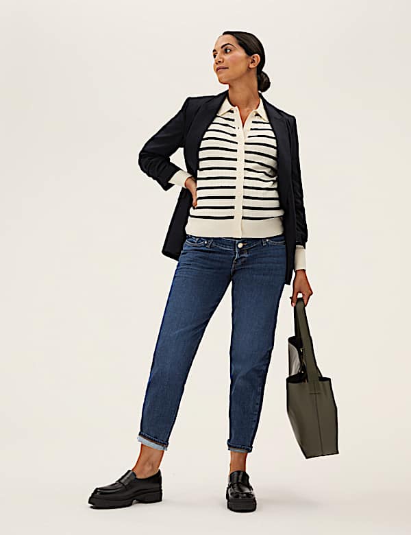 Maternity Mom Tapered Jeans