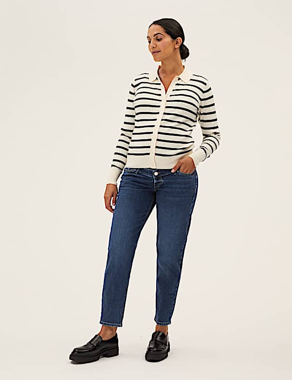 Maternity Mom Tapered Jeans