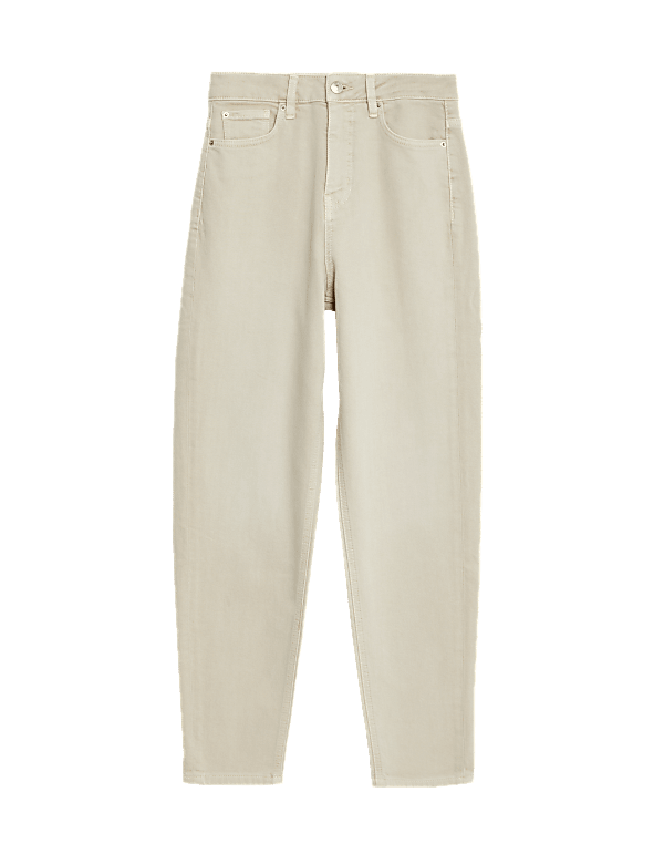 Mom High Waisted Tapered Ankle Grazer Jeans