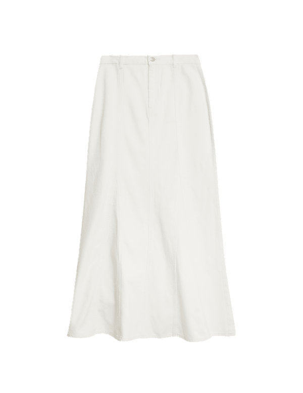 Denim Maxi Skirt