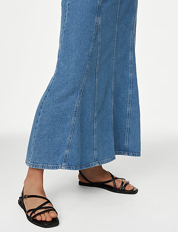 Denim Maxi Skirt