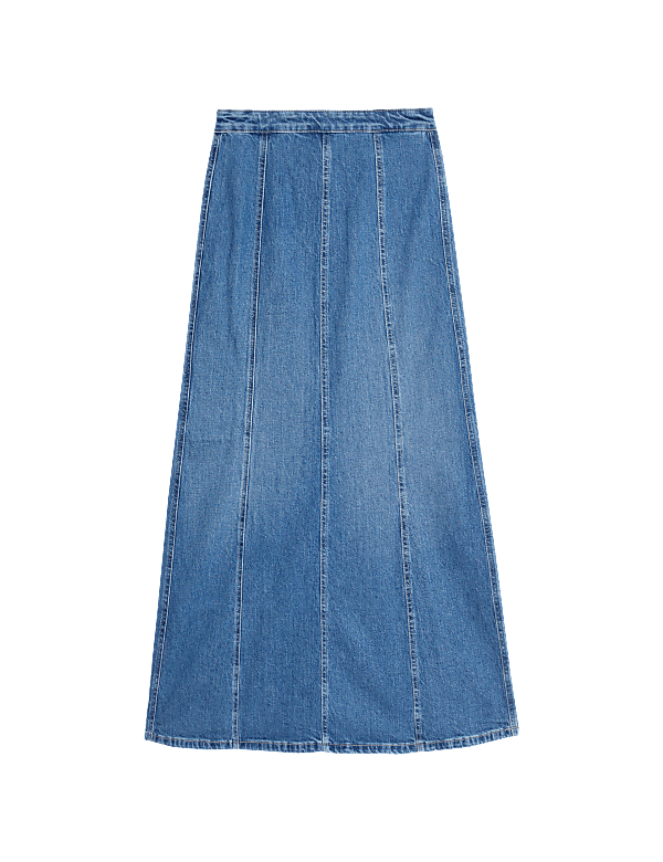 Denim Maxi Skirt