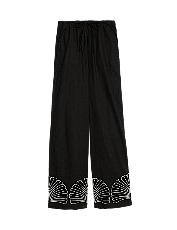 Embroidered LV wide co-ord