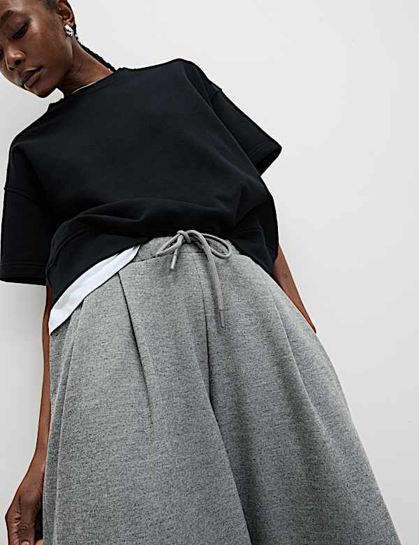 Super Wide Leg Palazzo Joggers - IL