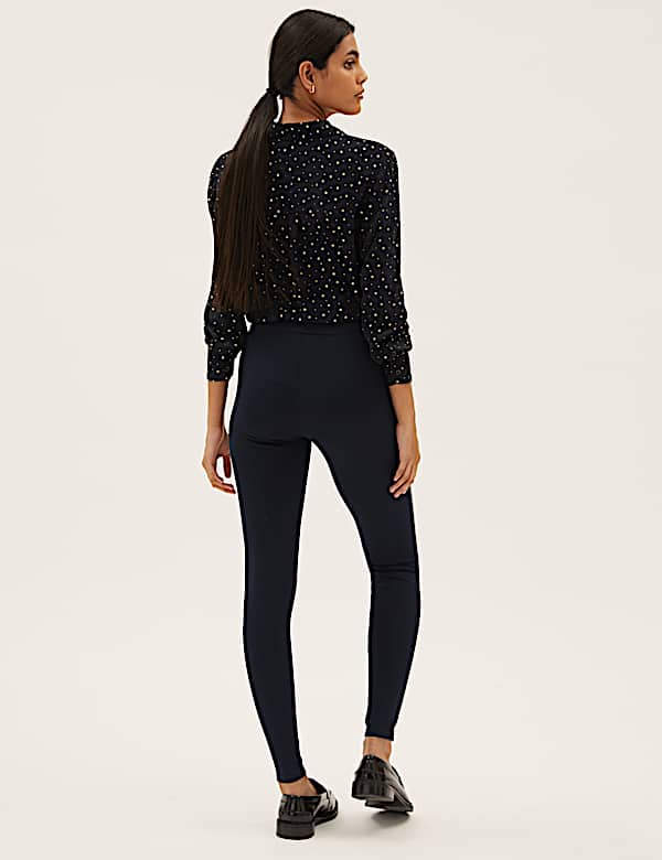 Side Stripe High Waisted Leggings