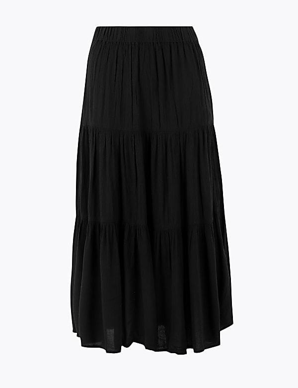 Black midi skirt m&s outlet