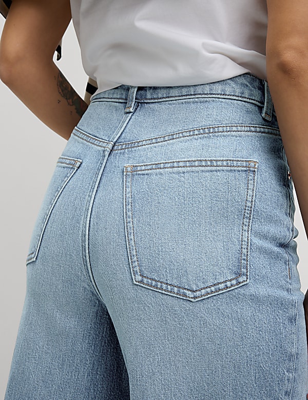 Wide Leg Cropped Jeans