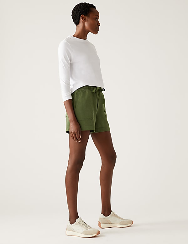 Cotton Rich Jersey Jogger Shorts