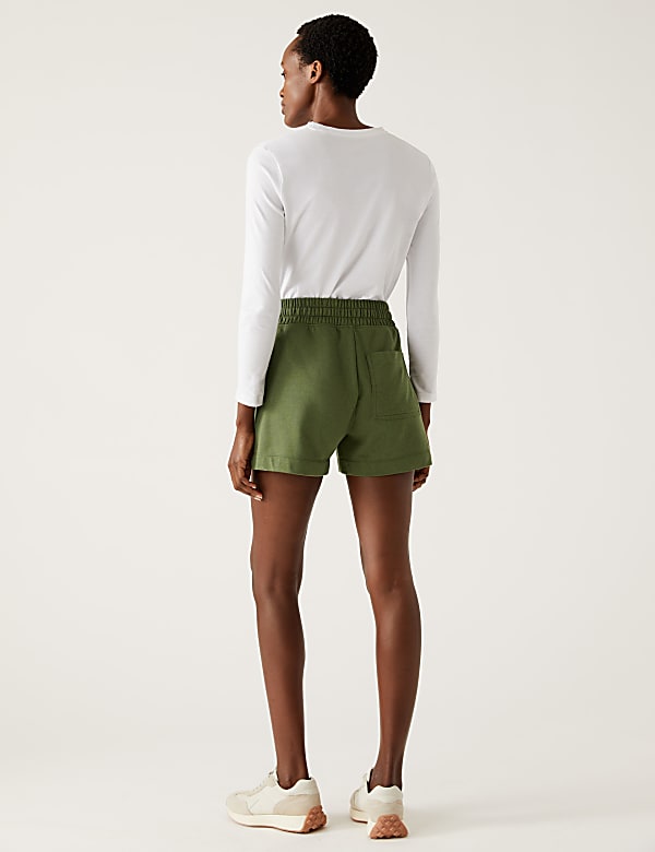 Cotton Rich Jersey Jogger Shorts