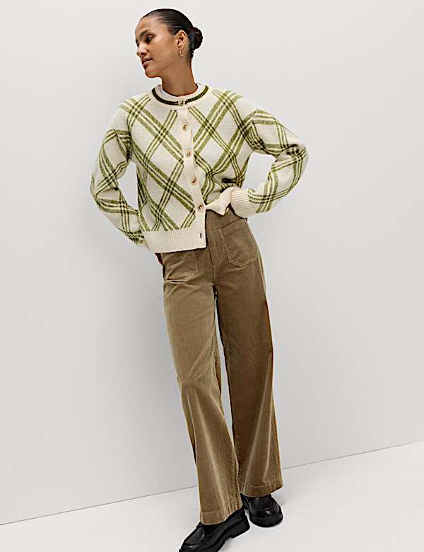 Cord Wide Leg Trousers - NL