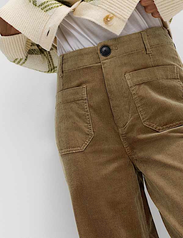 Cord Wide Leg Trousers - NL