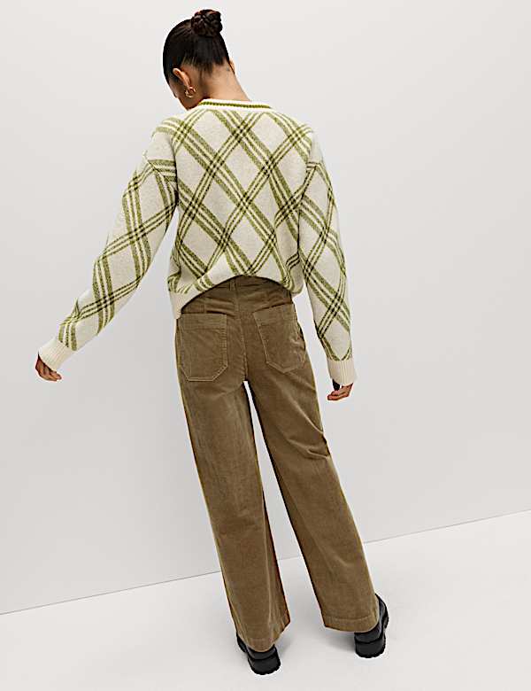 Cord Wide Leg Trousers - NL