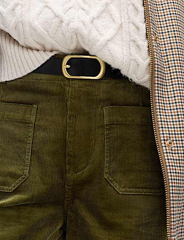 Cord Wide Leg Trousers - DE