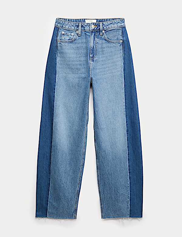 Jean taille normale coupe barrel - FR