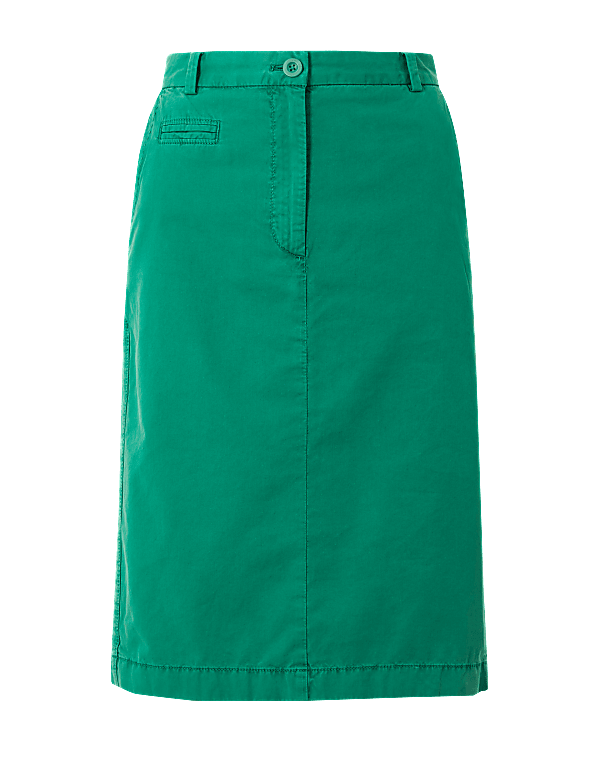 Pure Cotton Chino Skirt
