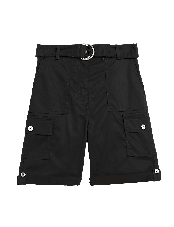 Cotton Tencel™ Cargo Utility Shorts