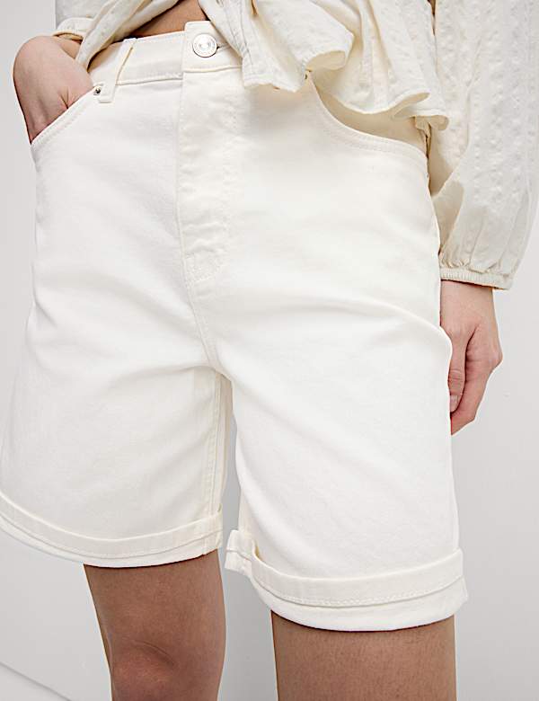 Denim Boyfriend Shorts - EE