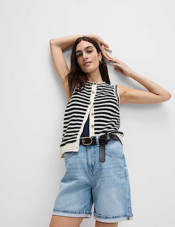 Denim Boyfriend Shorts - LT