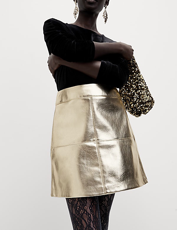 Gold skirt nz hot sale
