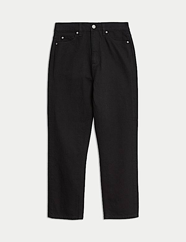 High Waisted Cropped Slim Fit Jeans - VN