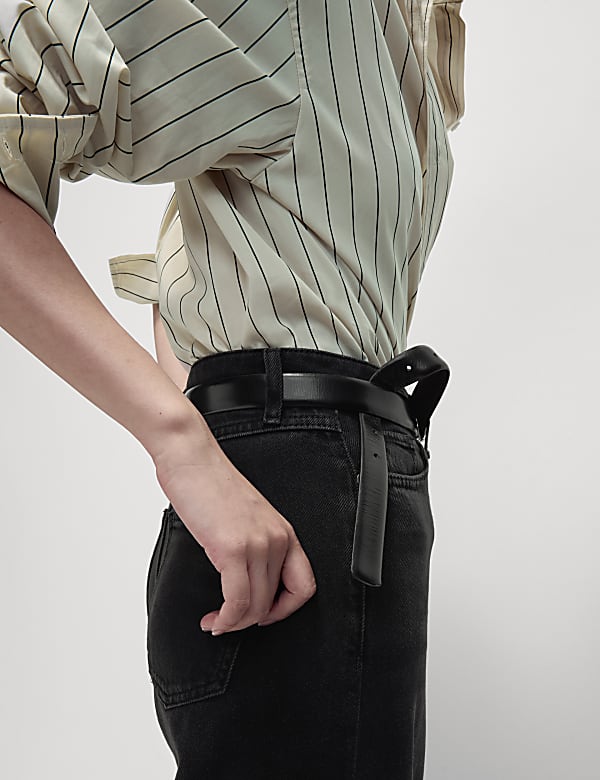 Lyocell™ Blend Wide Palazzo Leg Jeans