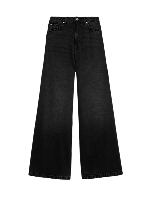 Lyocell™ Blend Wide Palazzo Leg Jeans