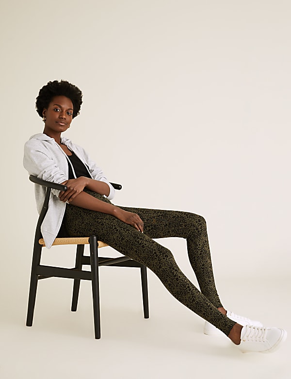 Animal Print High Waisted Leggings