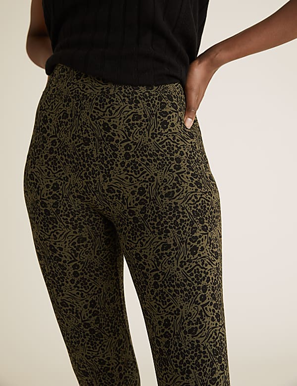 Animal Print High Waisted Leggings