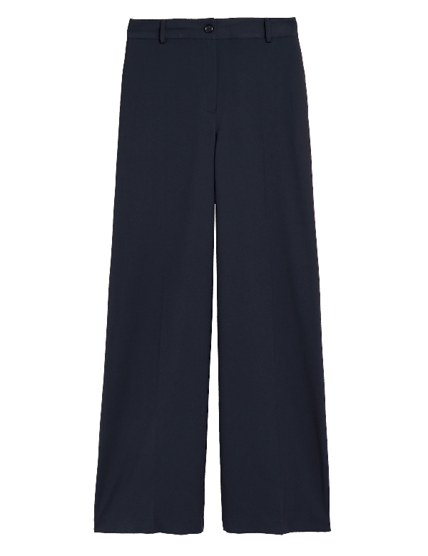 High Waisted Wide Leg Trousers