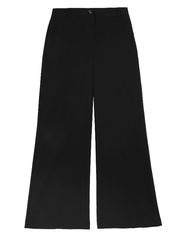 High Waisted Wide Leg Trousers
