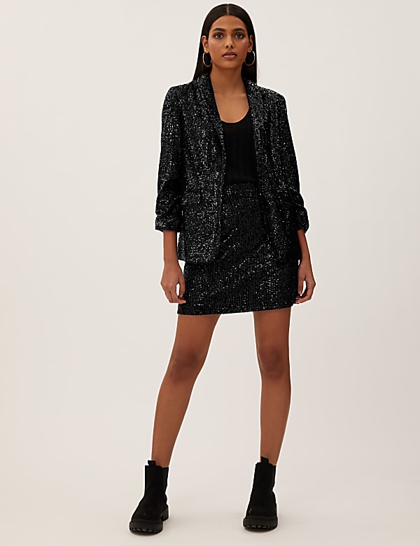 Sequin Mini Skirt