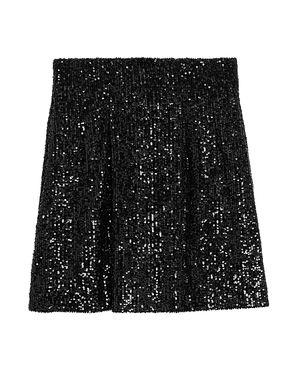 Sequin Mini Skirt