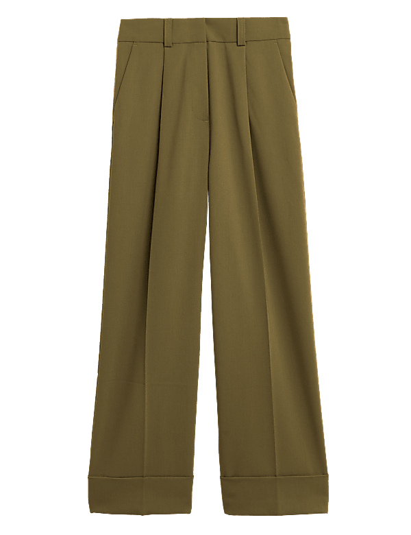 Straight Leg Ankle Grazer Trousers