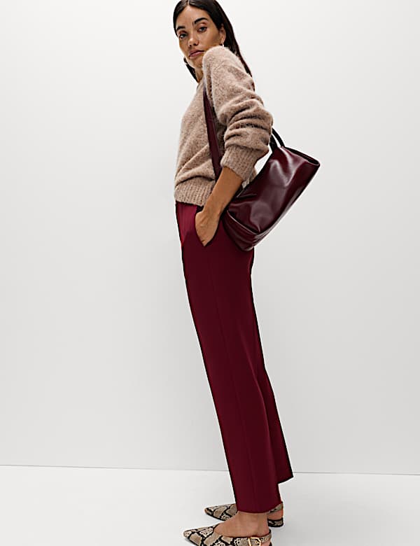 Tapered Ankle Grazer Trousers