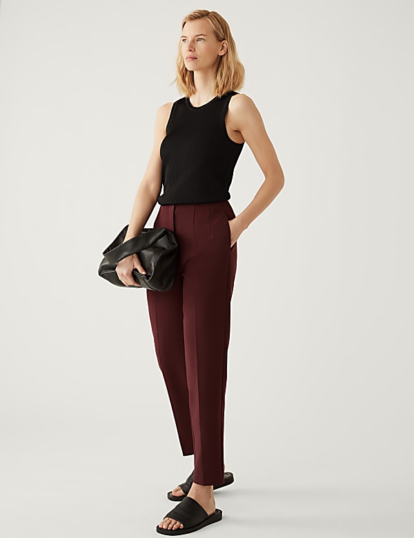 Tapered Ankle Grazer Trousers