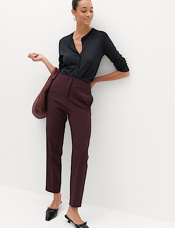 Tapered Ankle Grazer Trousers
