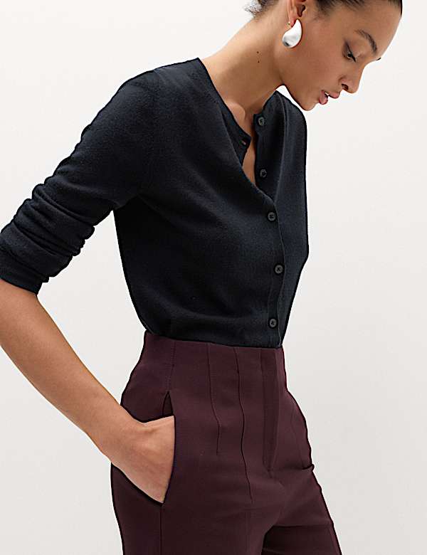 Tapered Ankle Grazer Trousers