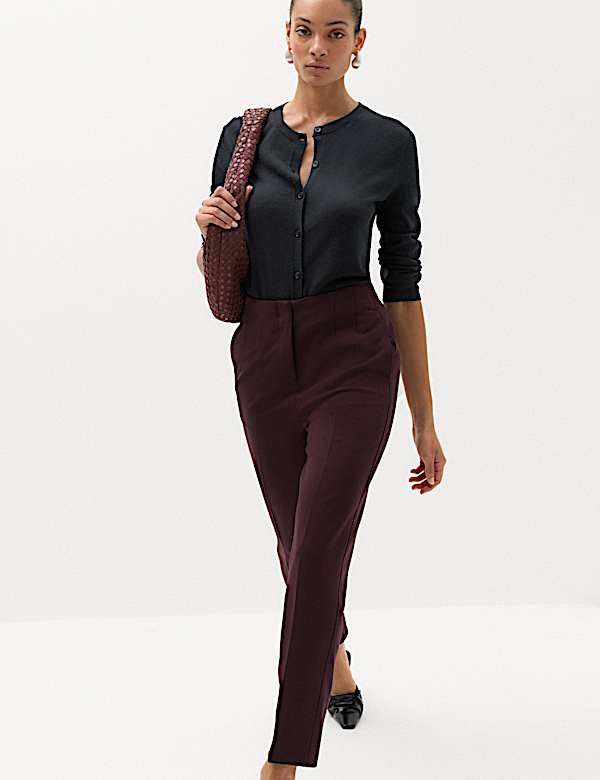 Tapered Ankle Grazer Trousers