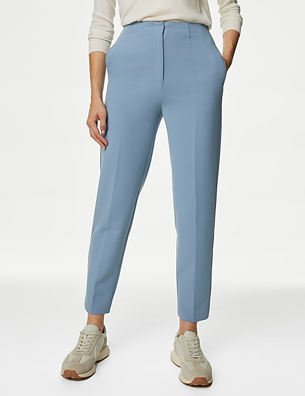Tapered Ankle Grazer Trousers